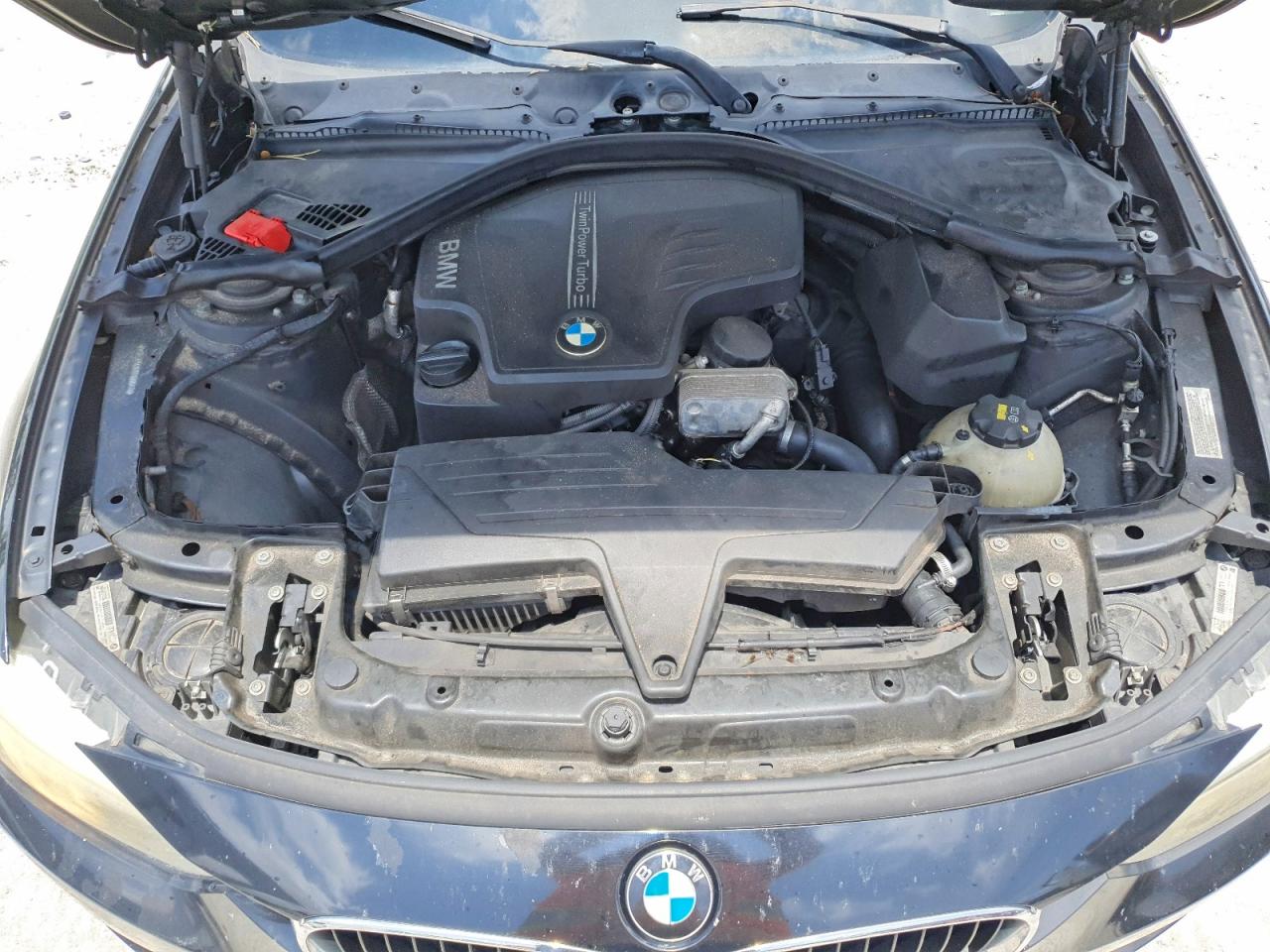 2015 Bmw 328 I Черный vin: WBA3A5C57FF608647