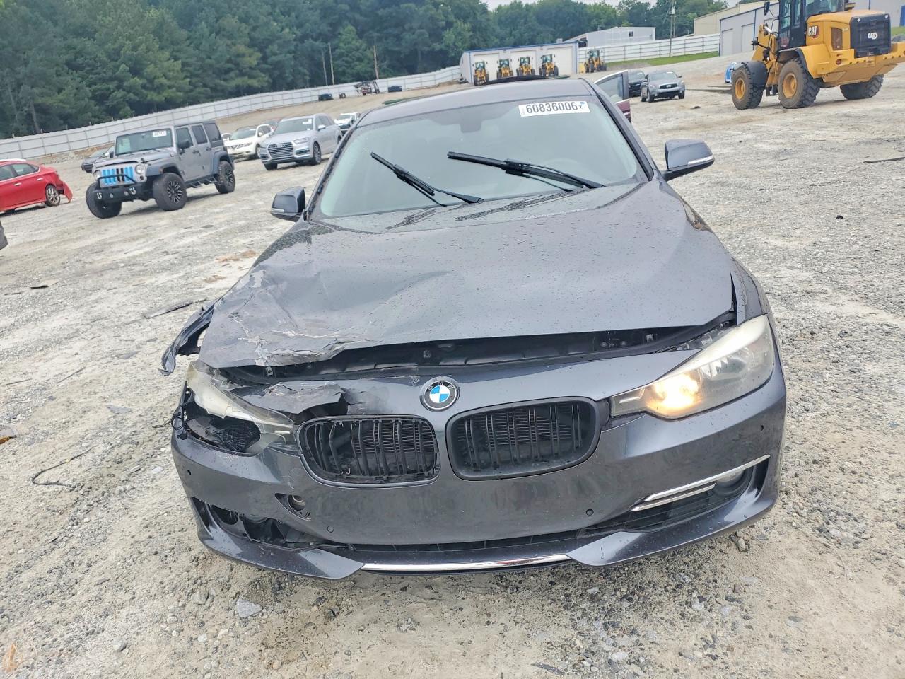 2015 Bmw 328 I Gray vin: WBA3A5C57FF610057
