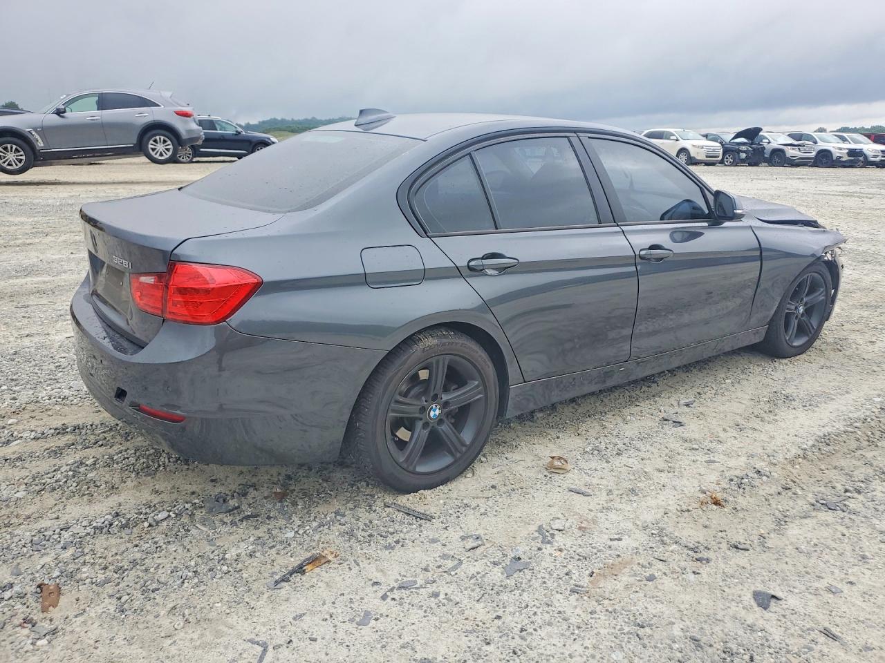 2015 Bmw 328 I Gray vin: WBA3A5C57FF610057