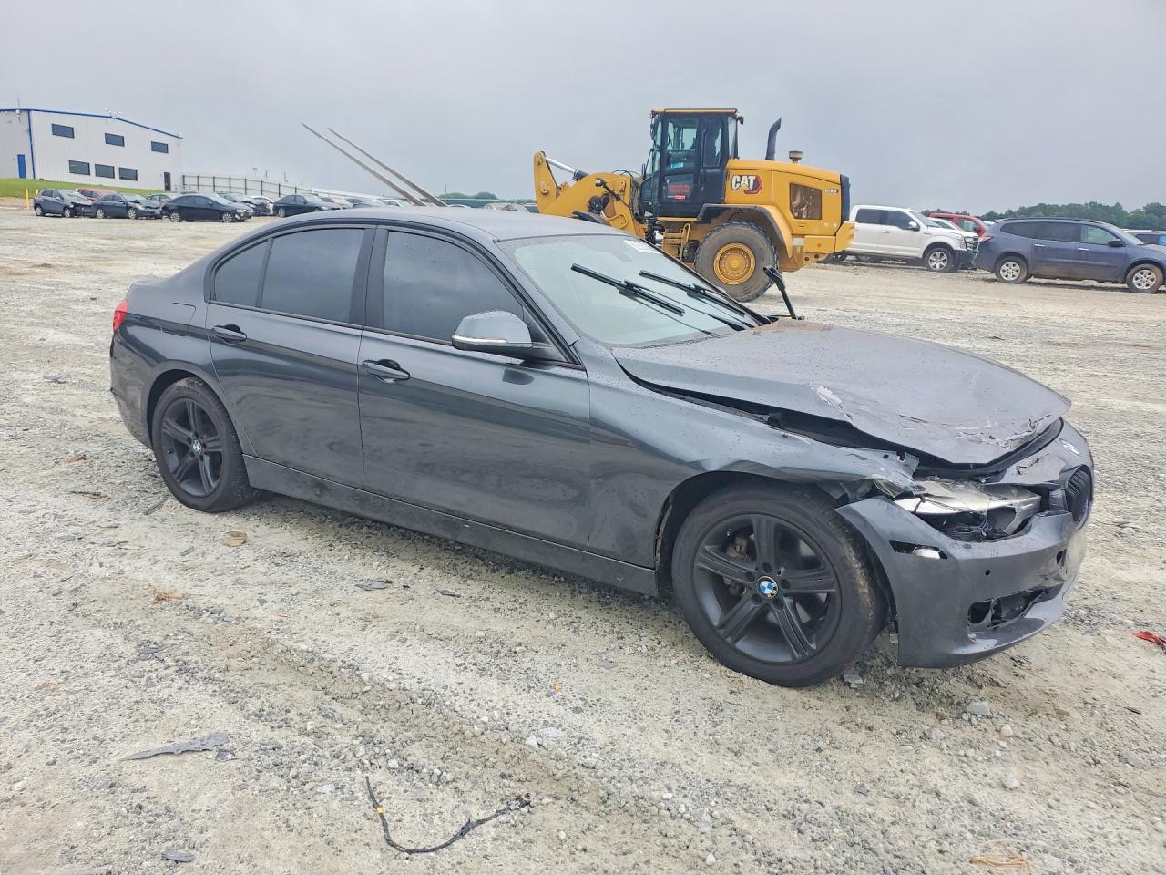 2015 Bmw 328 I Gray vin: WBA3A5C57FF610057