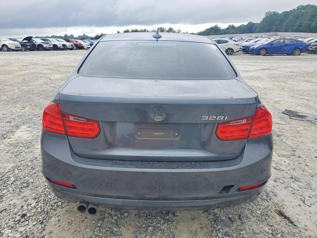 2015 Bmw 328 I Gray vin: WBA3A5C57FF610057