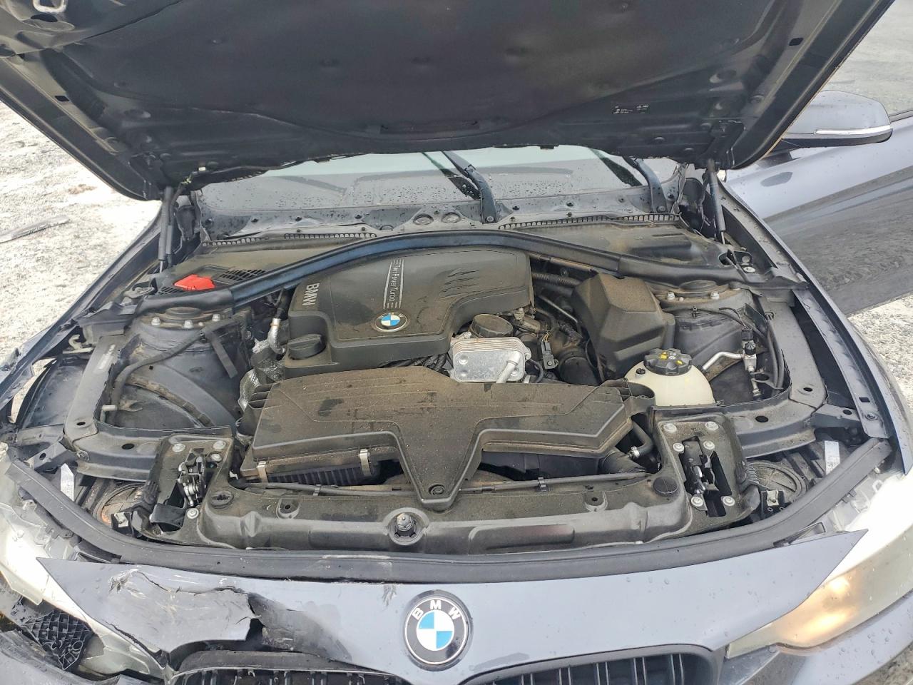 2015 Bmw 328 I Gray vin: WBA3A5C57FF610057