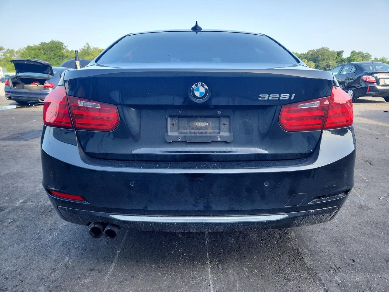 2012 Bmw 328 I Black vin: WBA3A5C58CF257405