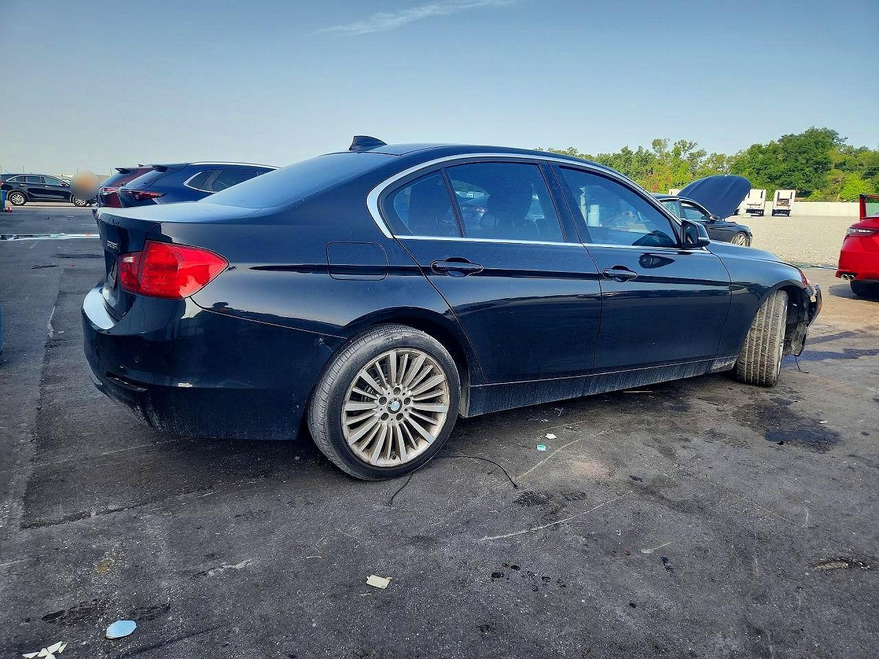 2012 Bmw 328 I Black vin: WBA3A5C58CF257405