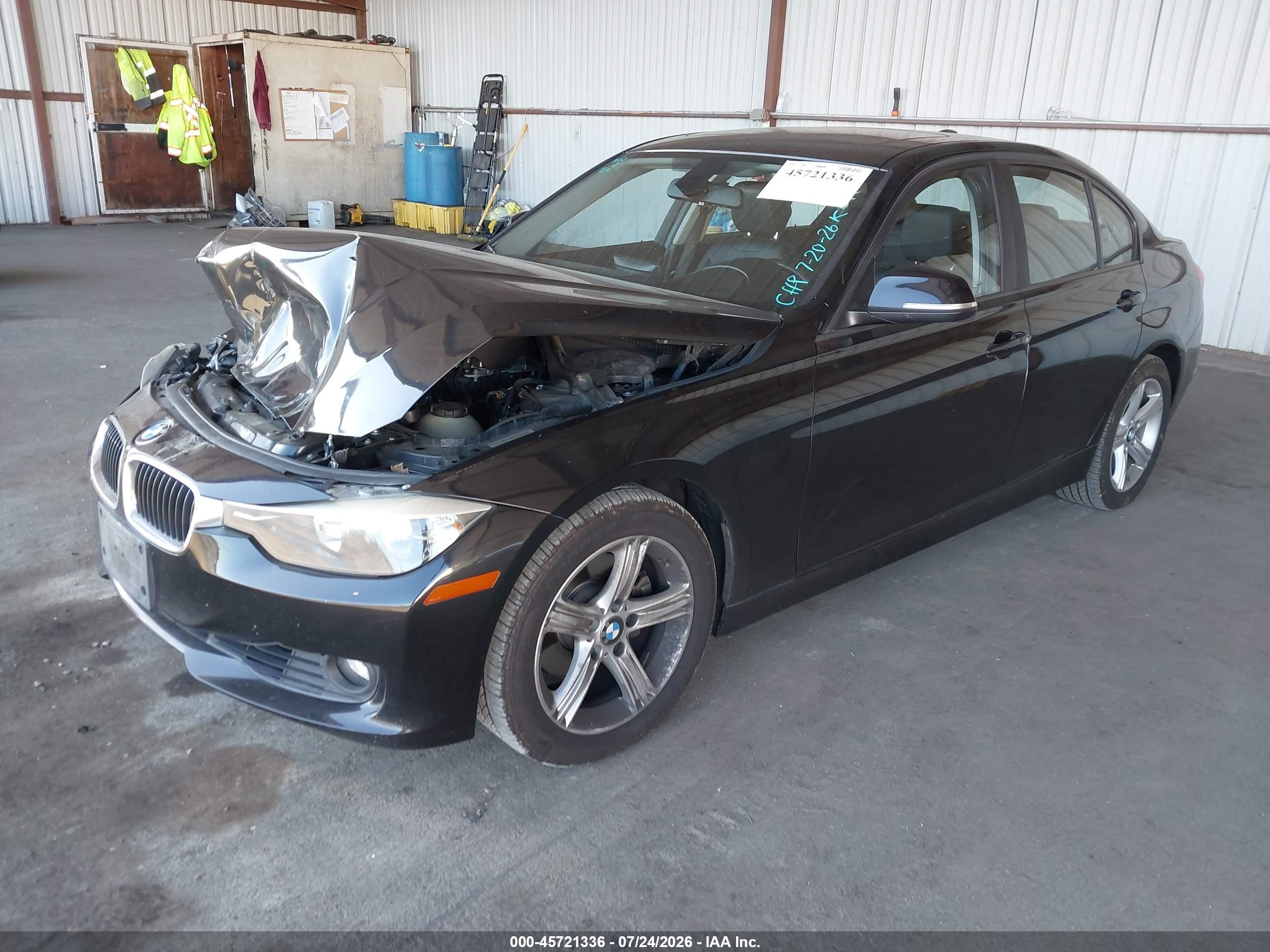 2012 Bmw 328i   Black vin: WBA3A5C58CF259297