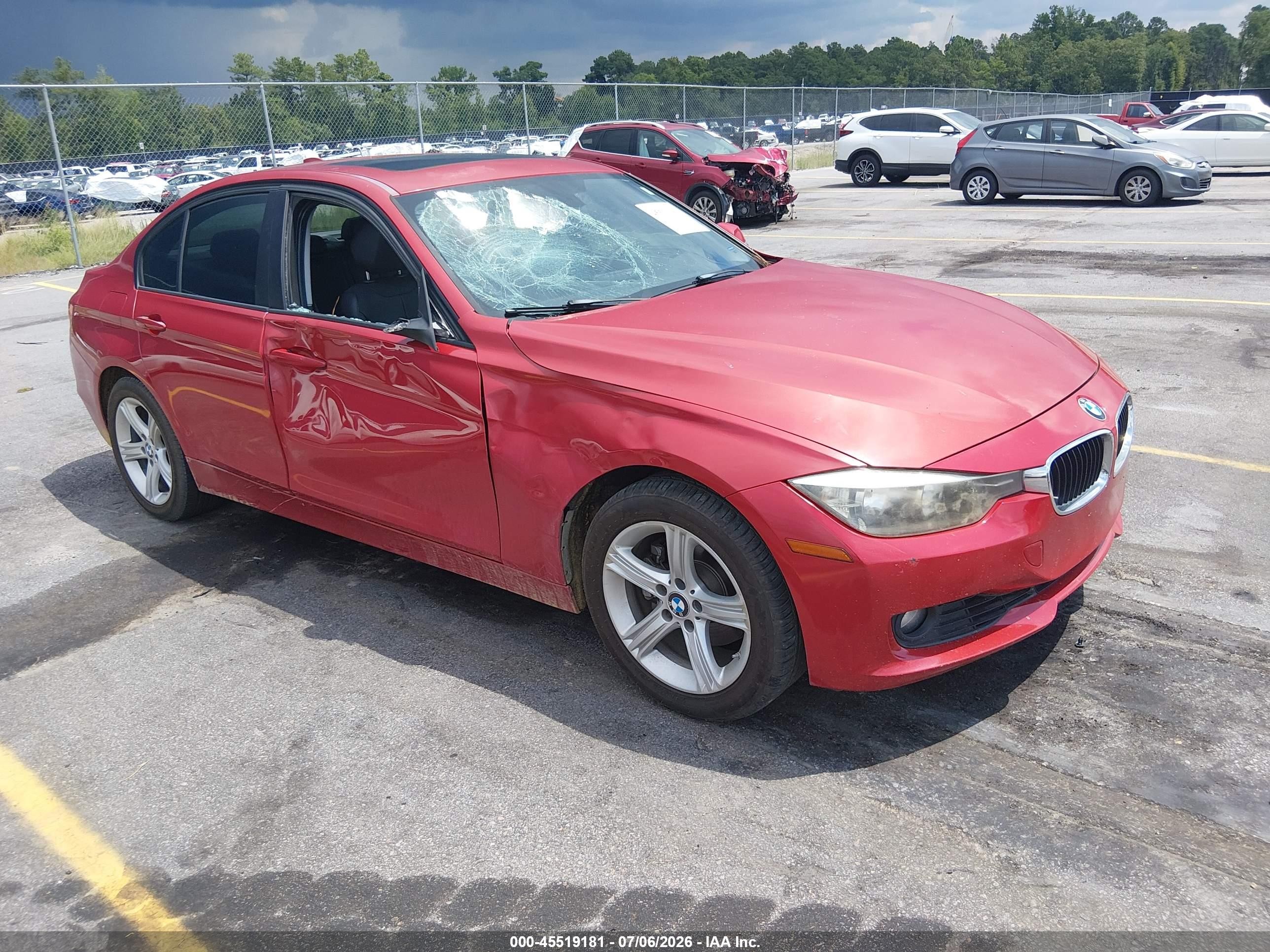 2012 Bmw 328i Red vin: WBA3A5C58CF340266