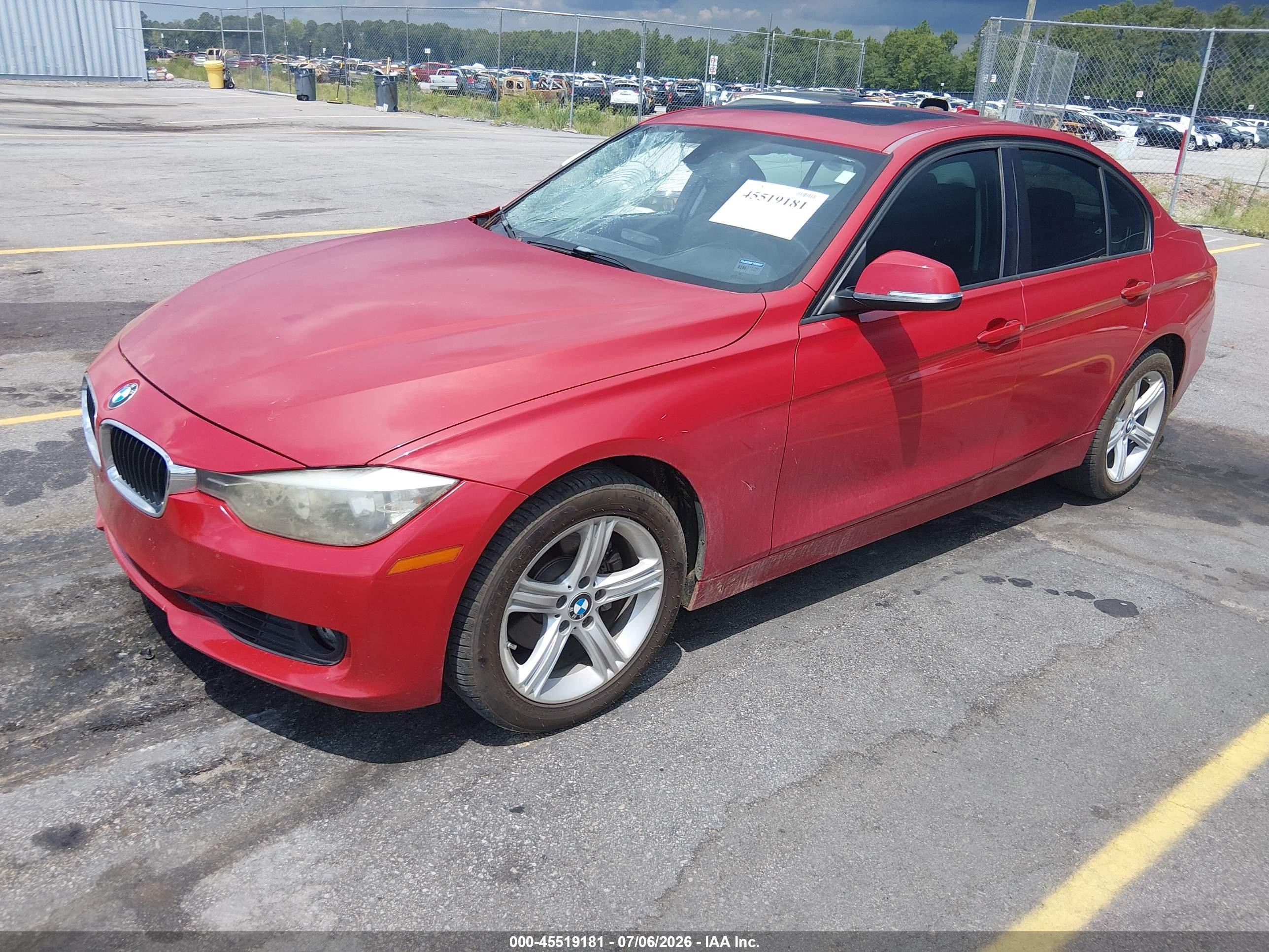 2012 Bmw 328i Red vin: WBA3A5C58CF340266