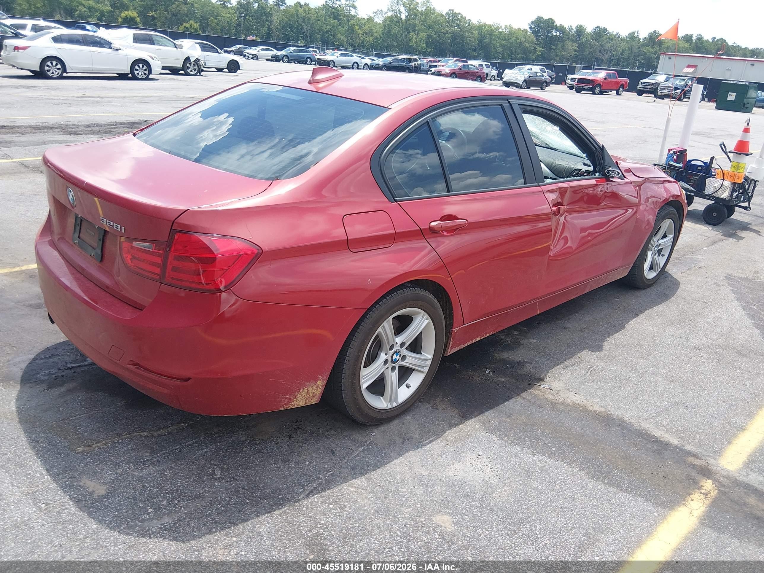 2012 Bmw 328i Red vin: WBA3A5C58CF340266