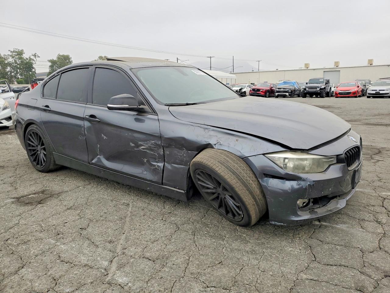 2012 Bmw 3 Series 320i Xdrive Gray vin: WBA3A5C58CF340834