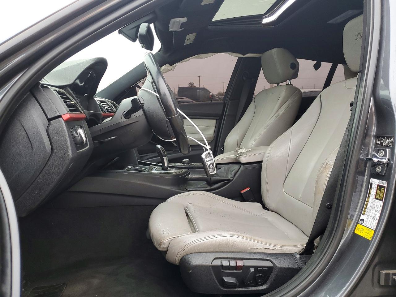 2012 Bmw 3 Series 320i Xdrive Gray vin: WBA3A5C58CF340834
