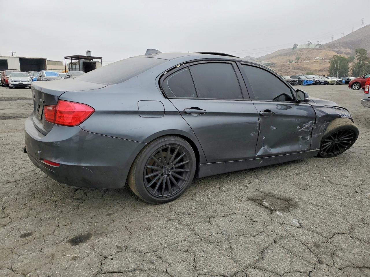 2012 Bmw 3 Series 320i Xdrive Gray vin: WBA3A5C58CF340834