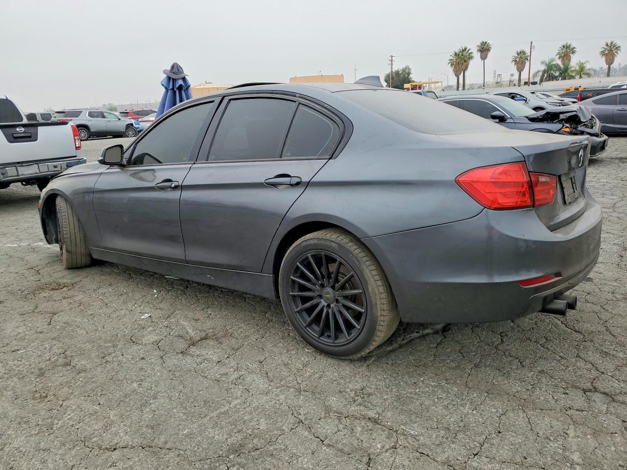 2012 Bmw 3 Series 320i Xdrive Gray vin: WBA3A5C58CF340834