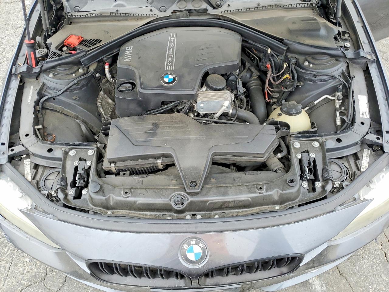 2012 Bmw 3 Series 320i Xdrive Gray vin: WBA3A5C58CF340834