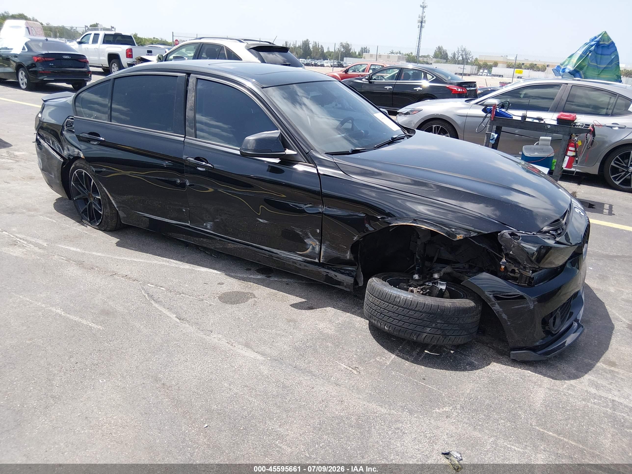 2012 Bmw 328i   Black vin: WBA3A5C58CF341384