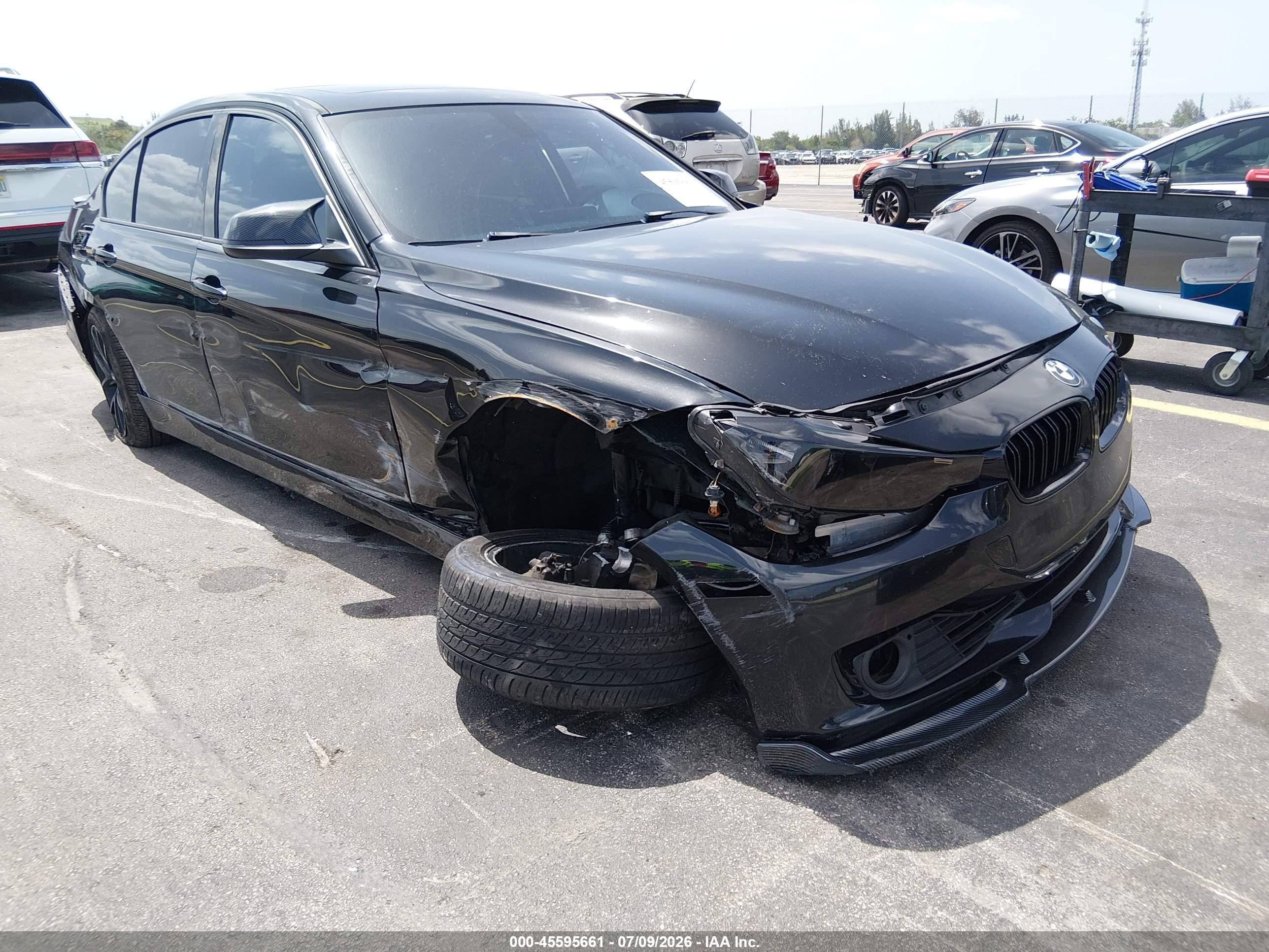 2012 Bmw 328i   Black vin: WBA3A5C58CF341384