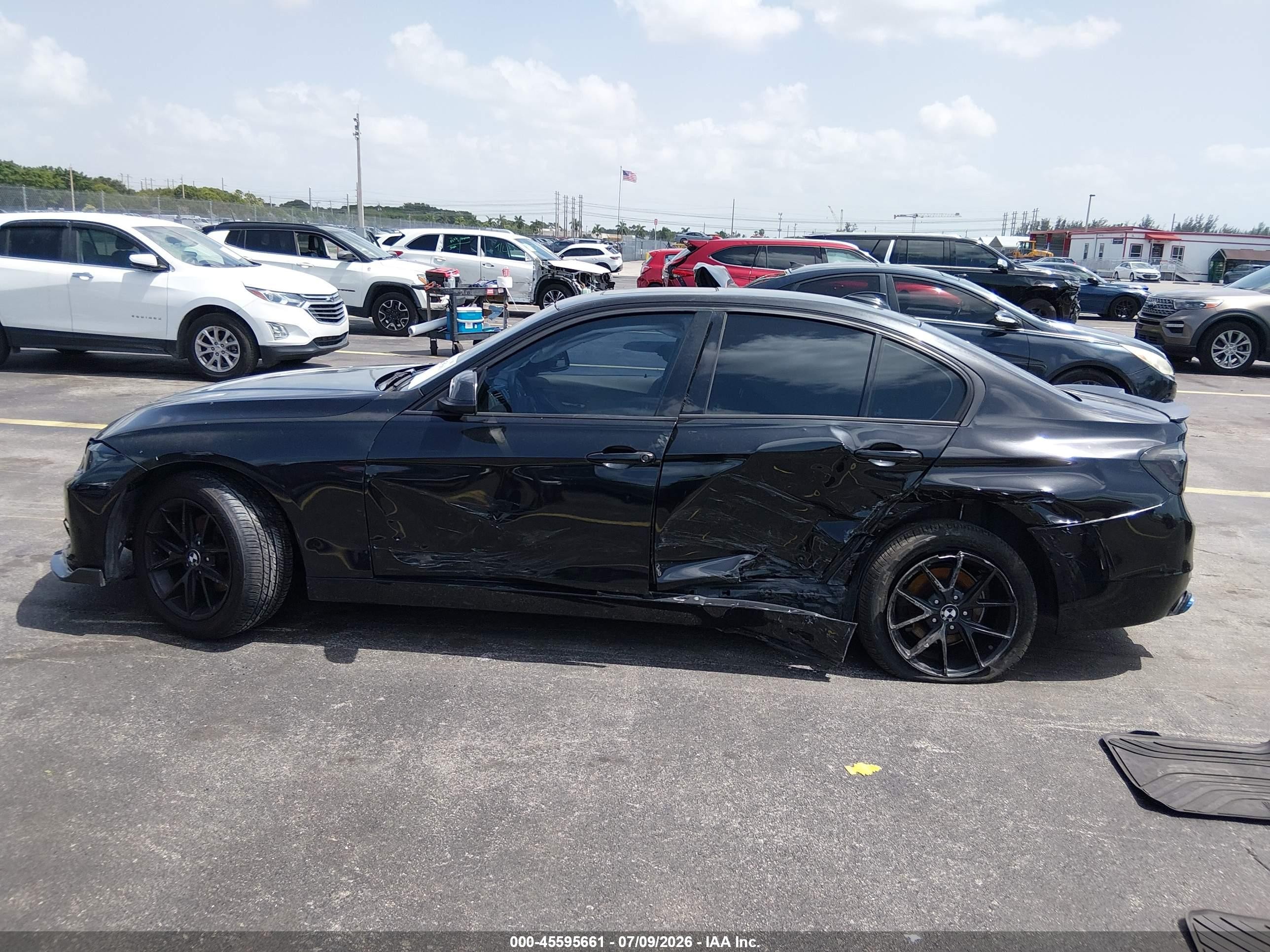 2012 Bmw 328i   Black vin: WBA3A5C58CF341384