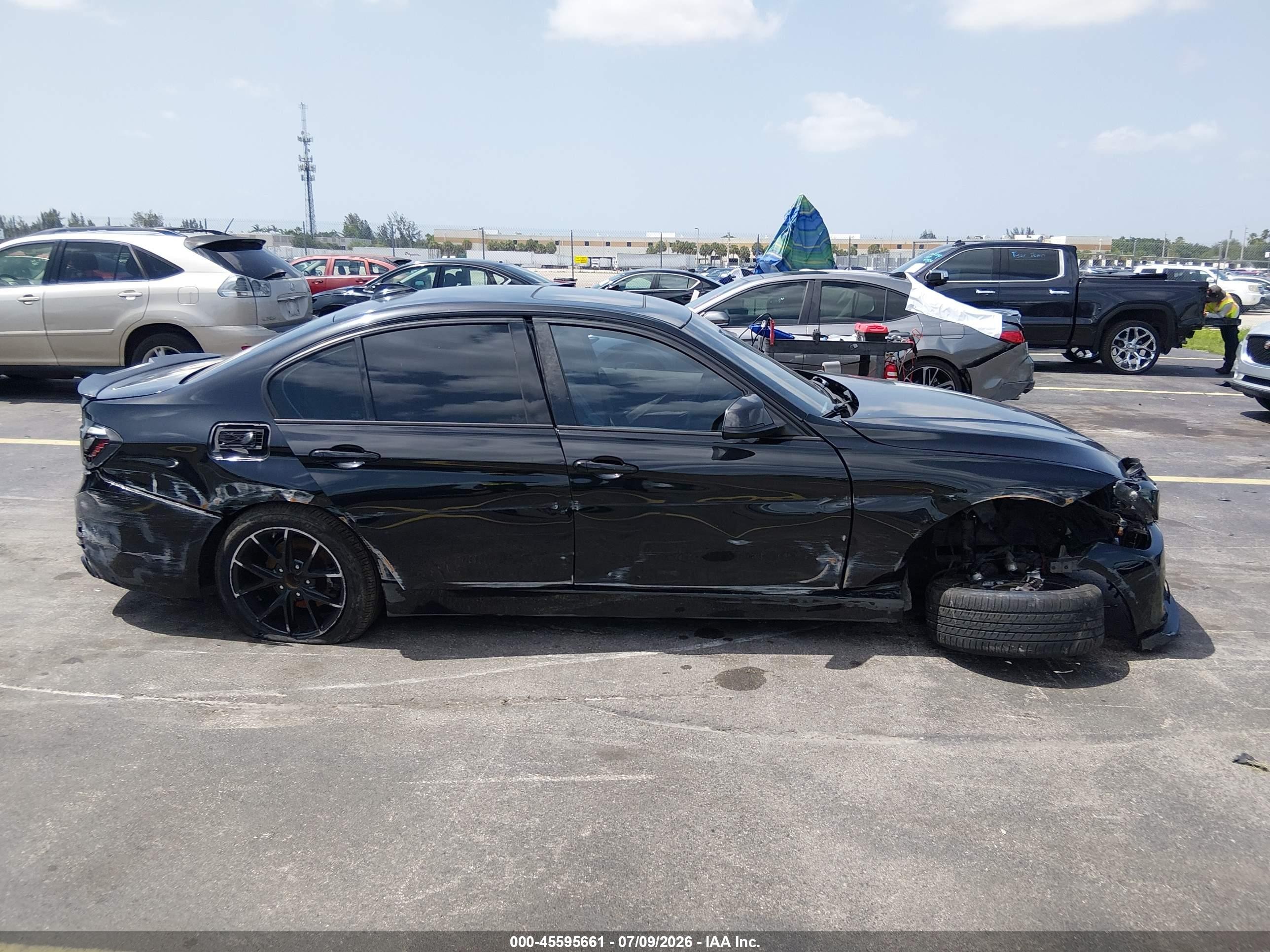2012 Bmw 328i   Black vin: WBA3A5C58CF341384