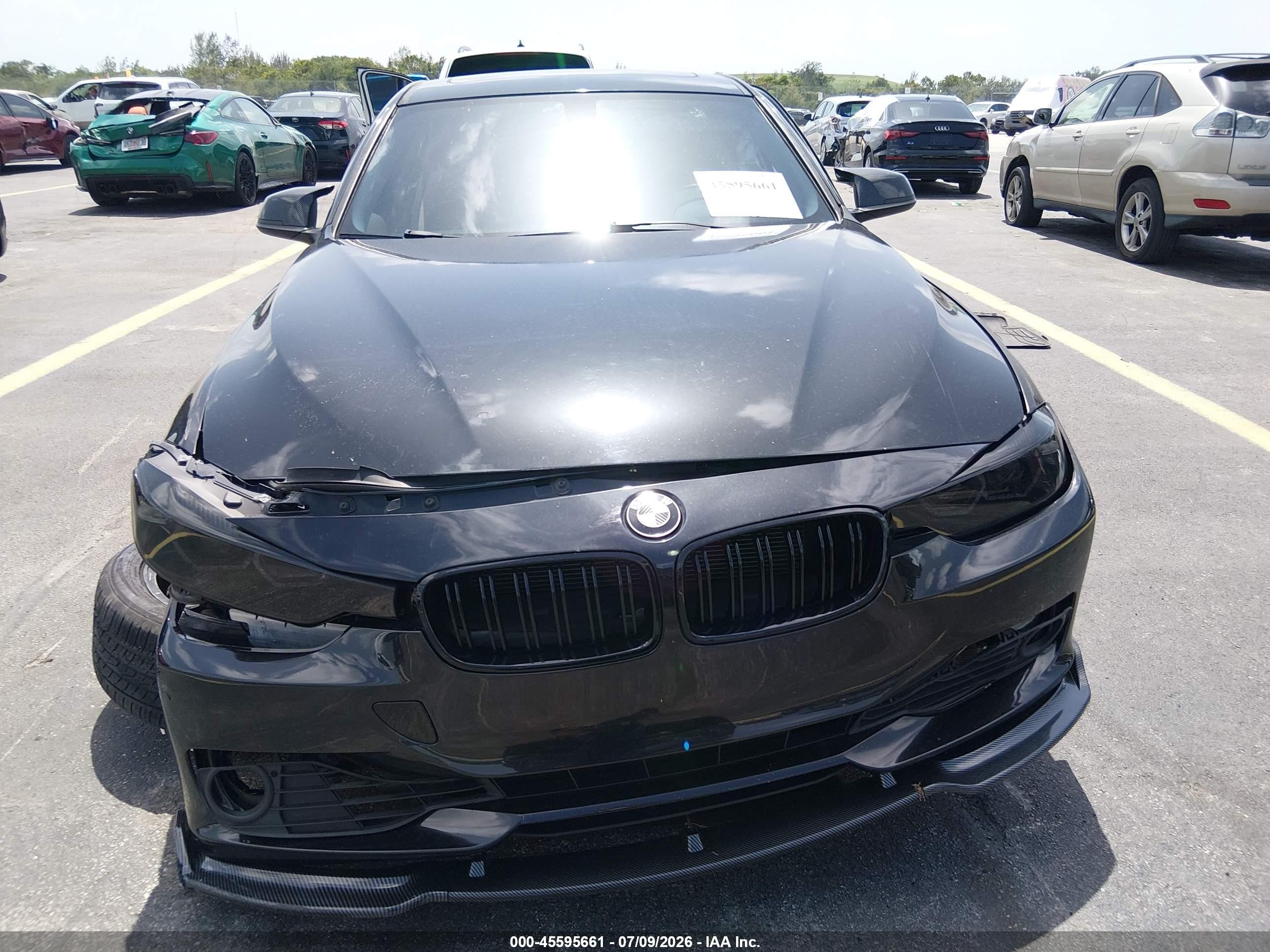 2012 Bmw 328i   Black vin: WBA3A5C58CF341384