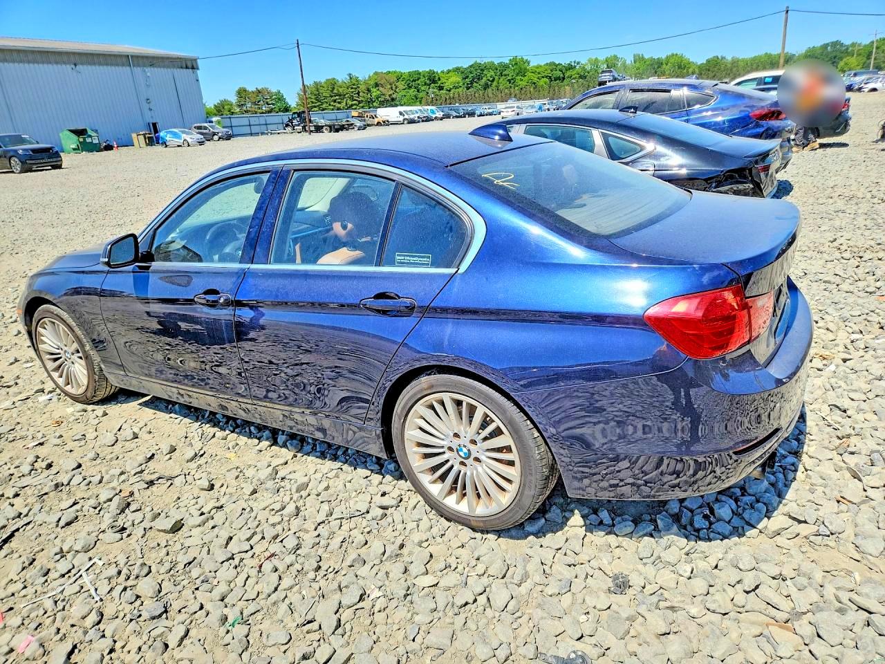 2012 Bmw 328 I Blue vin: WBA3A5C58CF341837