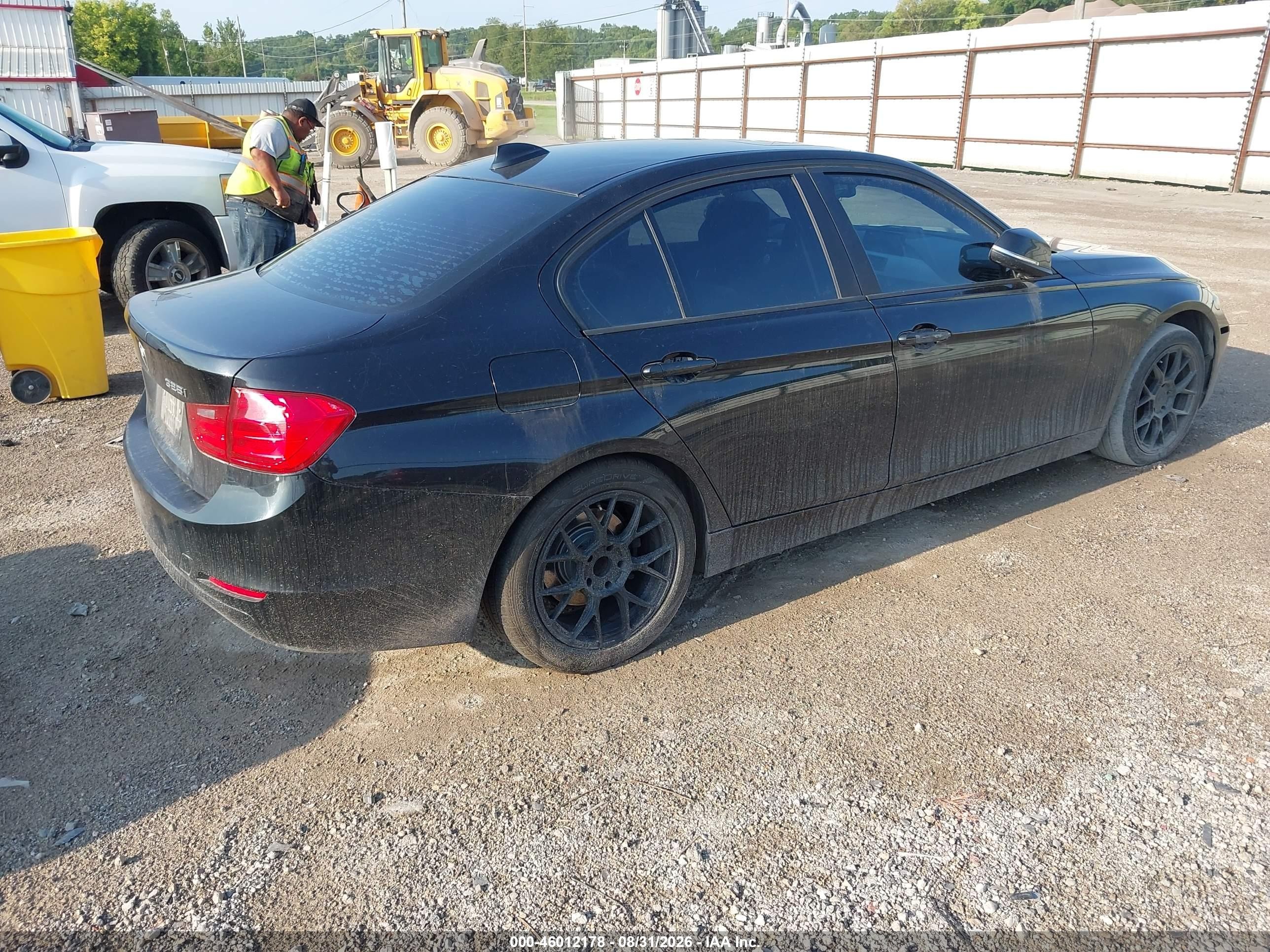 2012 Bmw 328i   Black vin: WBA3A5C58CF344141
