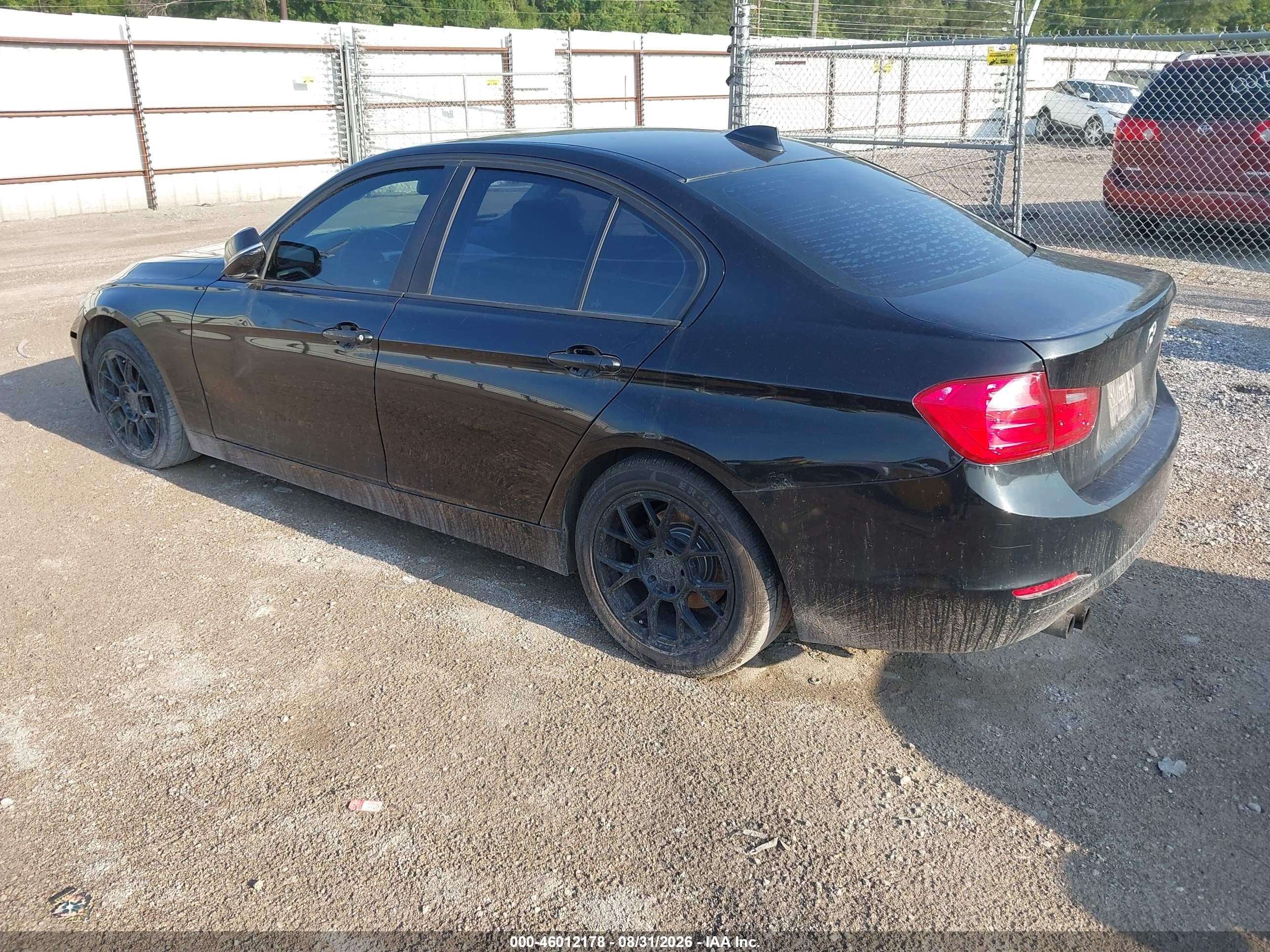 2012 Bmw 328i   Black vin: WBA3A5C58CF344141