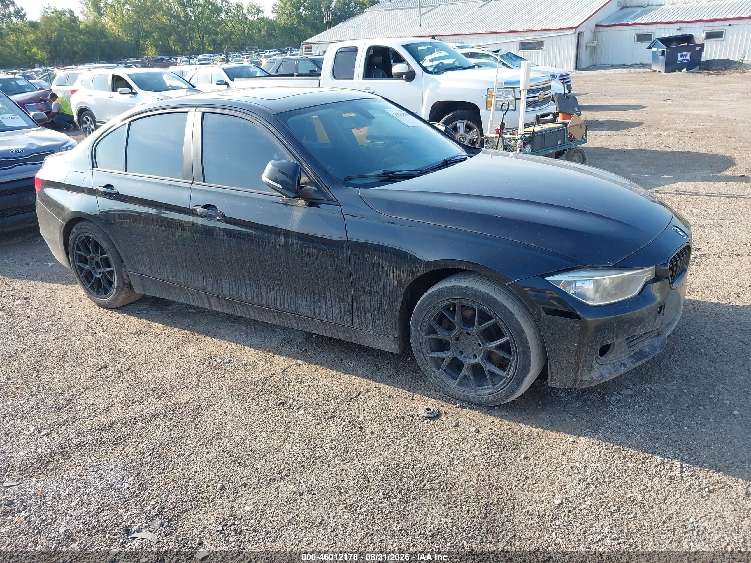 2012 Bmw 328i   Black vin: WBA3A5C58CF344141