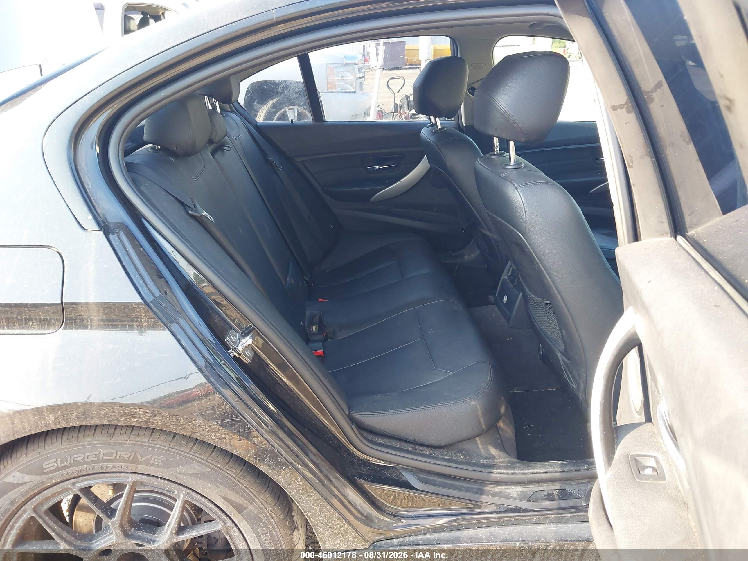 2012 Bmw 328i   Black vin: WBA3A5C58CF344141
