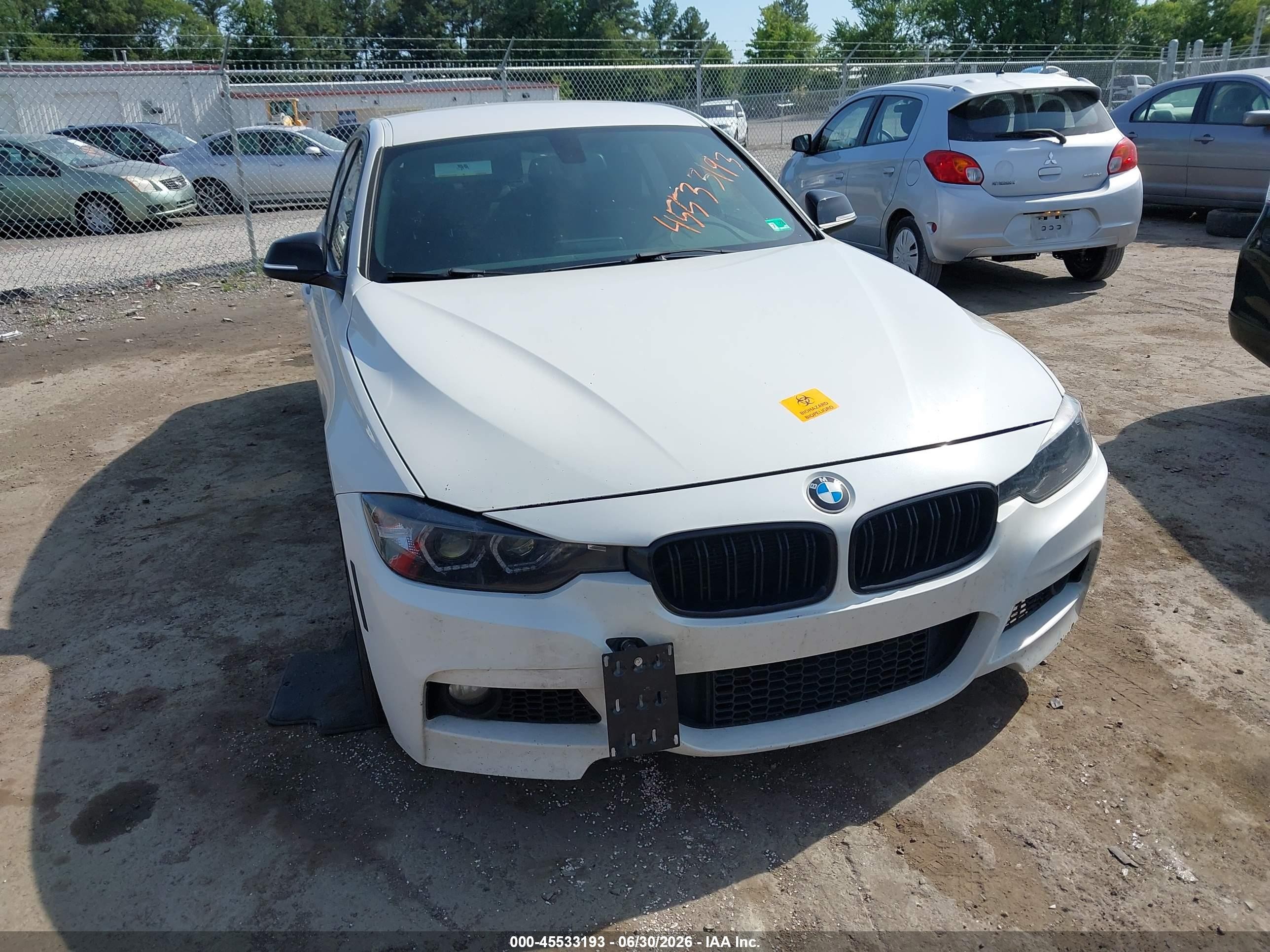 2013 Bmw 328i   White vin: WBA3A5C58DJ462916