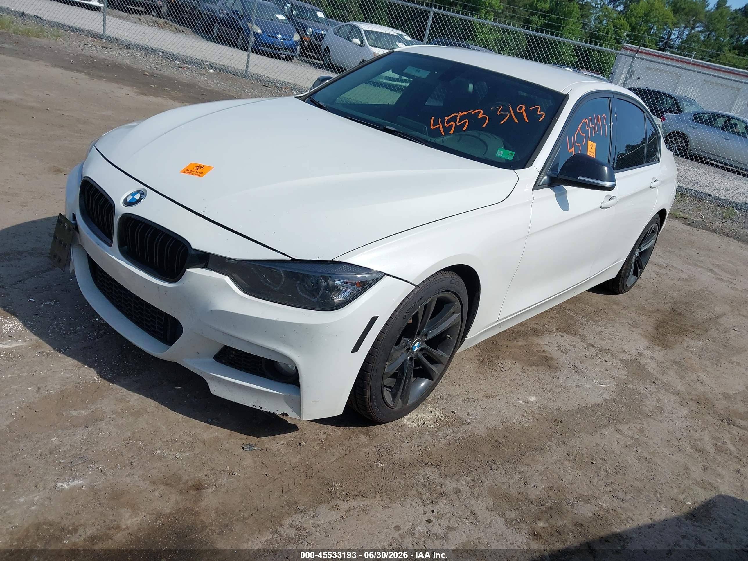 2013 Bmw 328i   White vin: WBA3A5C58DJ462916