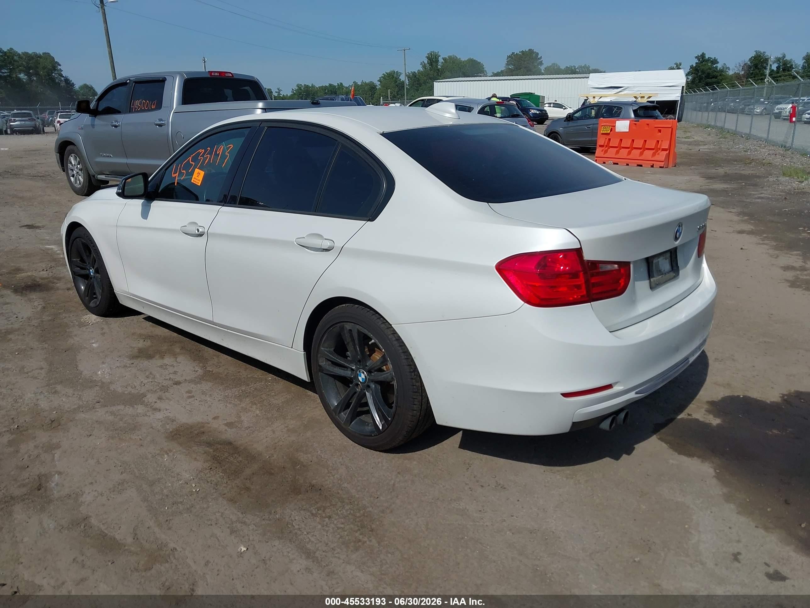 2013 Bmw 328i   White vin: WBA3A5C58DJ462916