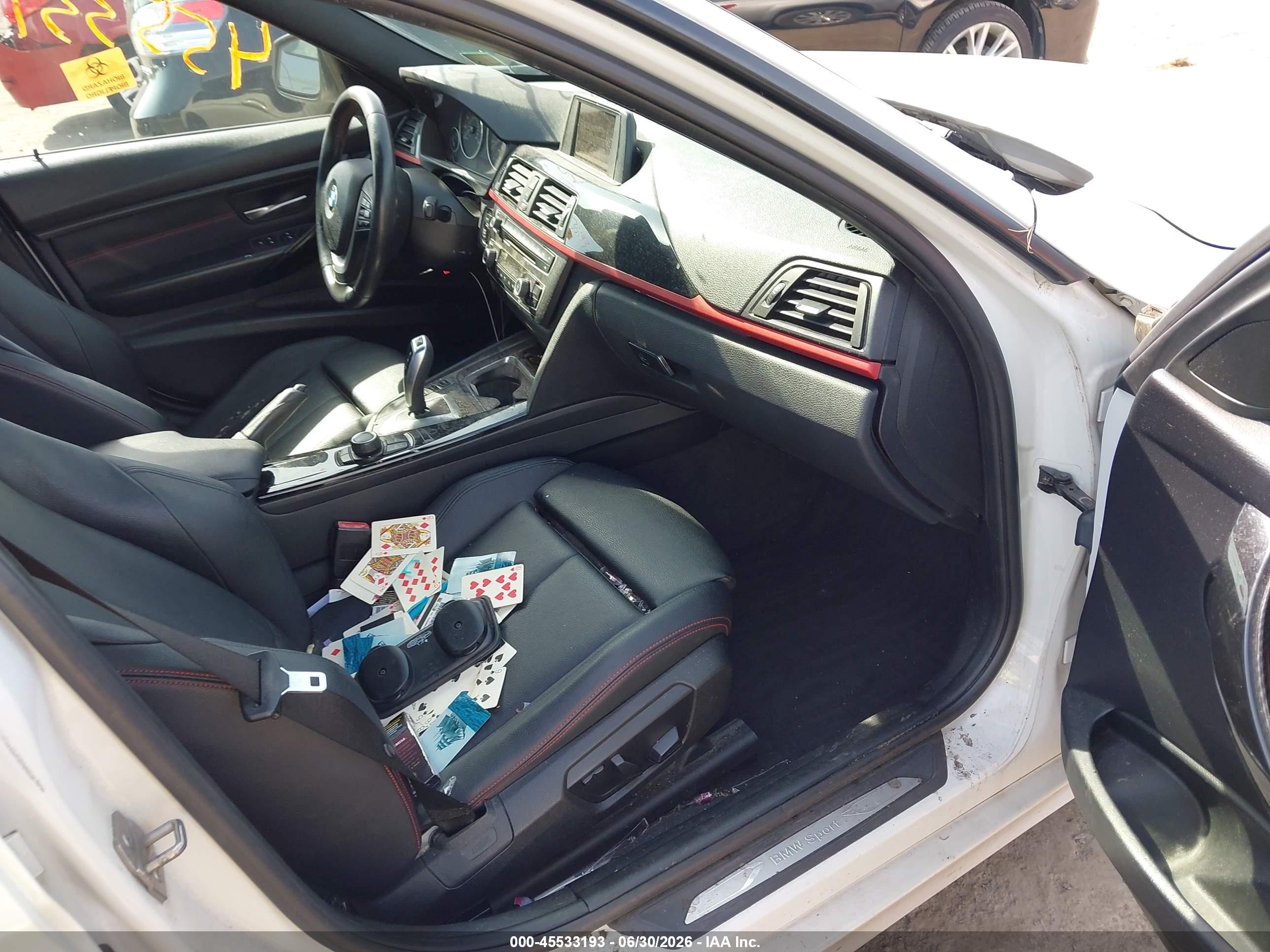 2013 Bmw 328i   White vin: WBA3A5C58DJ462916