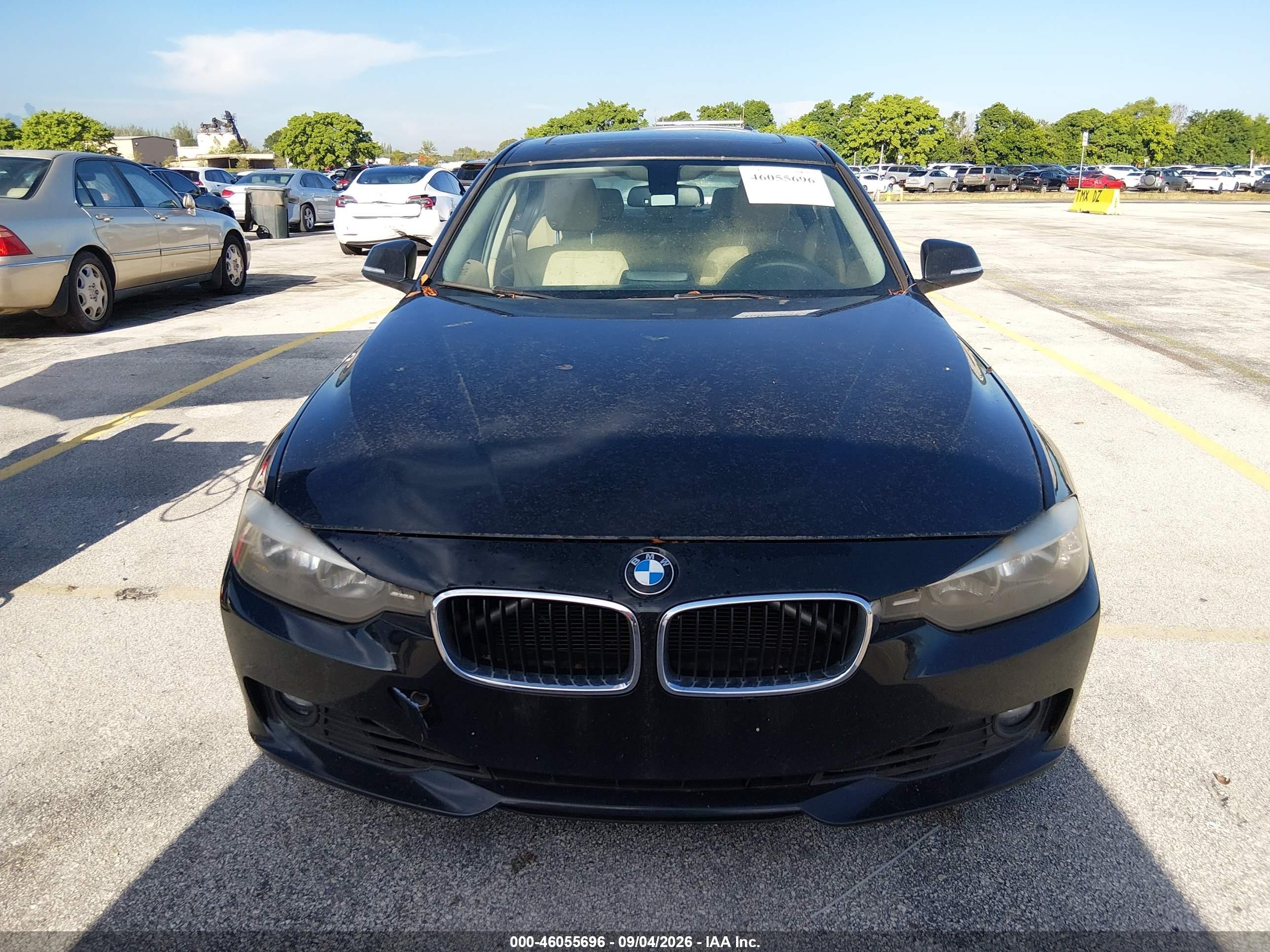 2014 Bmw 328i   Black vin: WBA3A5C58EP600257