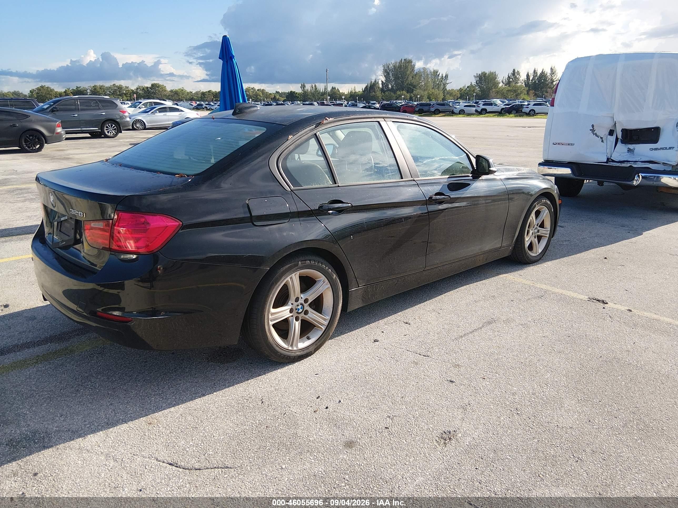 2014 Bmw 328i   Black vin: WBA3A5C58EP600257