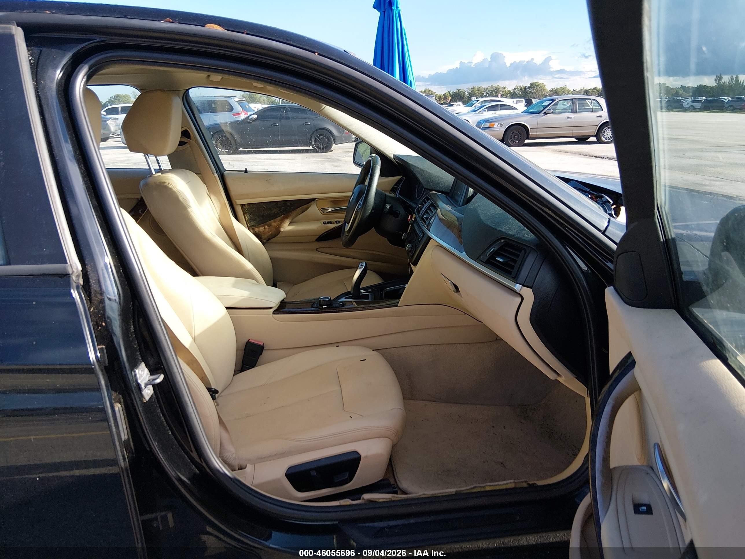 2014 Bmw 328i   Black vin: WBA3A5C58EP600257