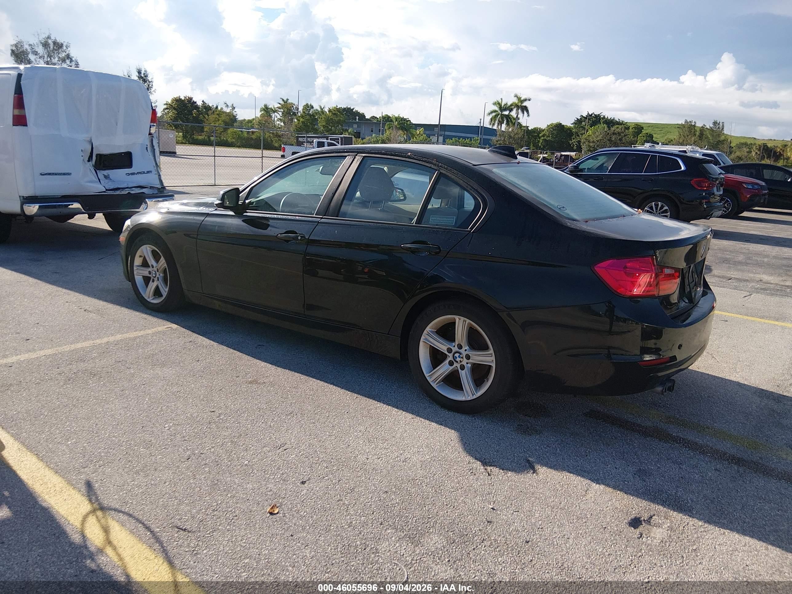 2014 Bmw 328i   Black vin: WBA3A5C58EP600257