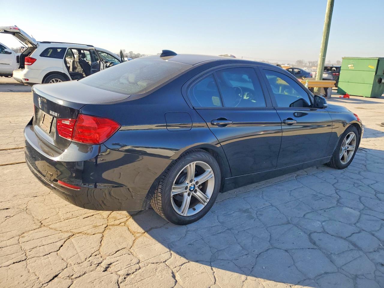 2015 Bmw 328 I Black vin: WBA3A5C58FF608950
