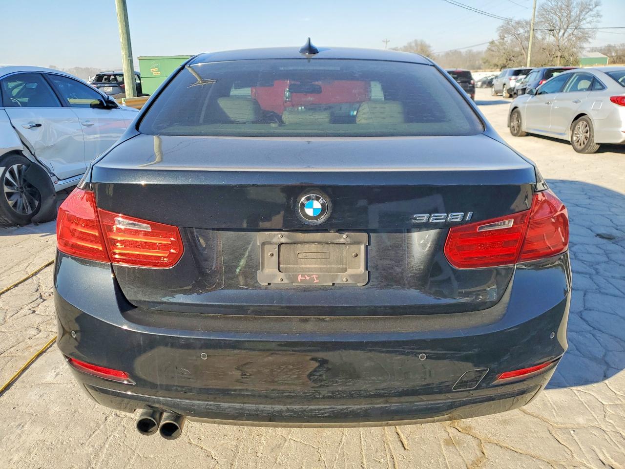 2015 Bmw 328 I Black vin: WBA3A5C58FF608950