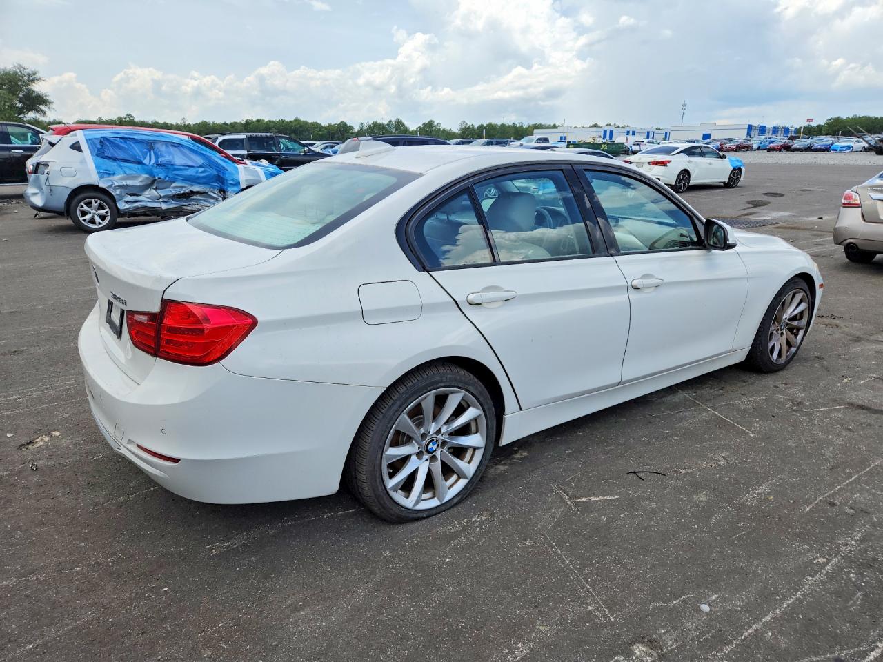 2012 Bmw 328 I White vin: WBA3A5C59CF341457