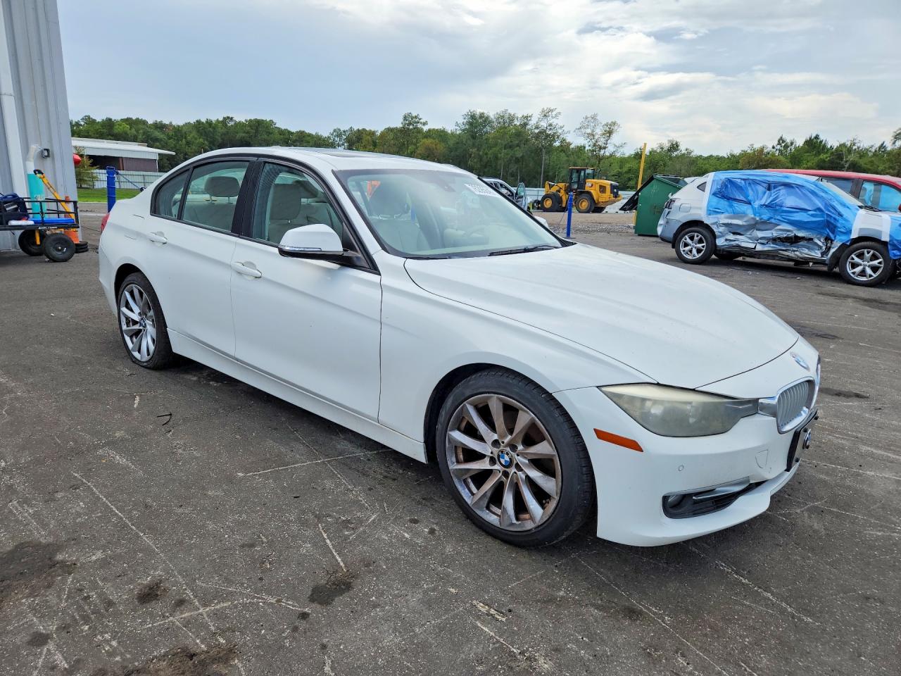 2012 Bmw 328 I White vin: WBA3A5C59CF341457