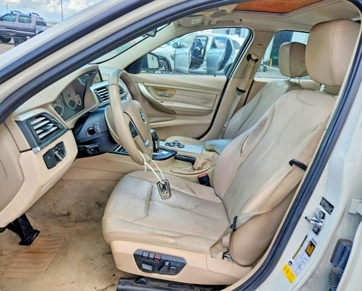 2012 Bmw 328 I White vin: WBA3A5C59CF341457