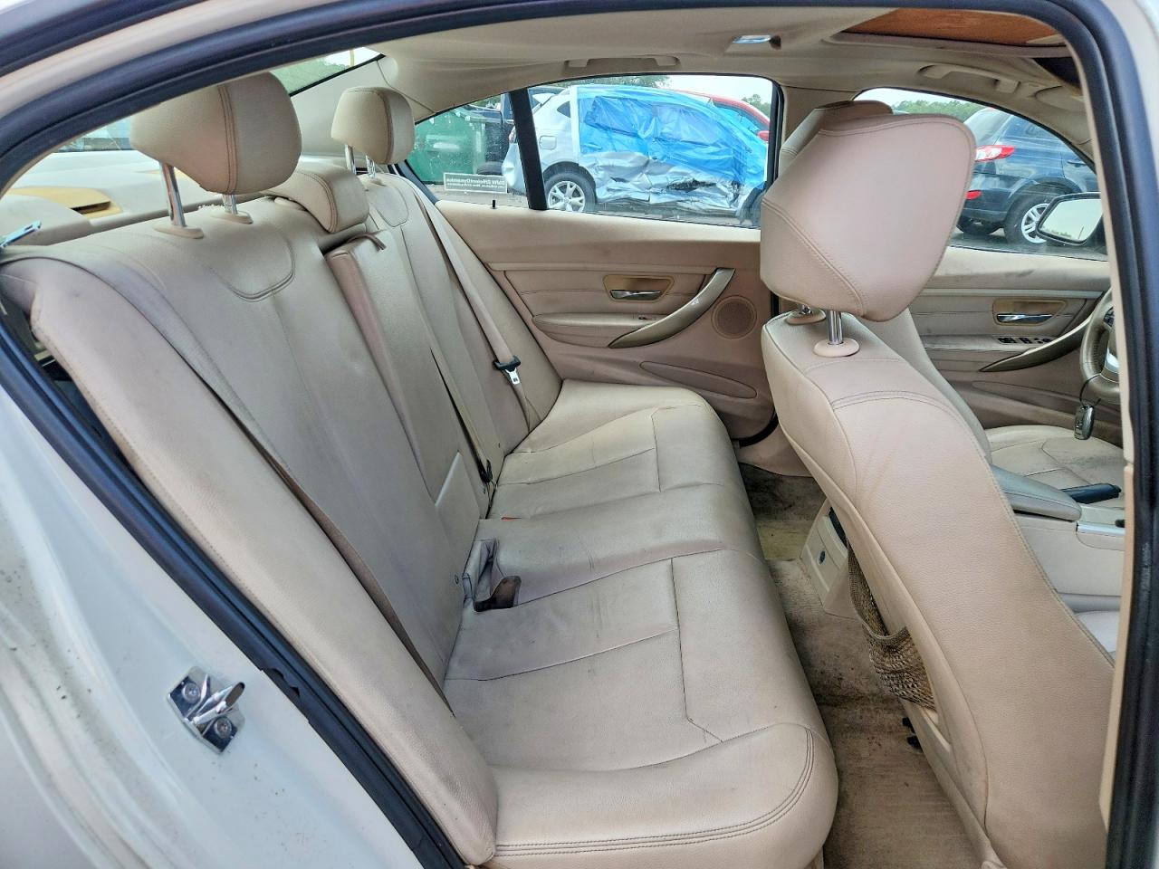 2012 Bmw 328 I White vin: WBA3A5C59CF341457