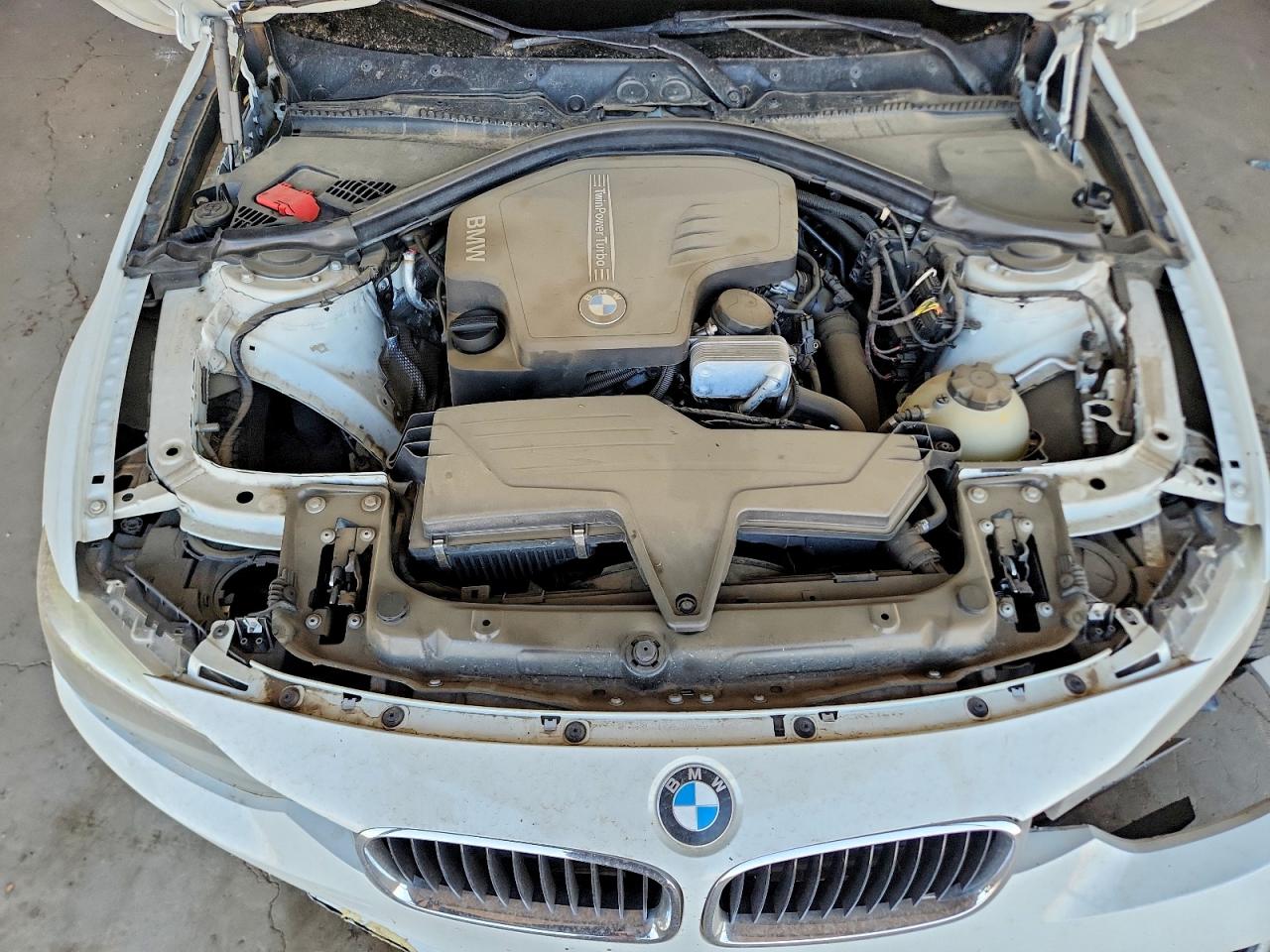 2012 Bmw 328 I White vin: WBA3A5C59CF343385
