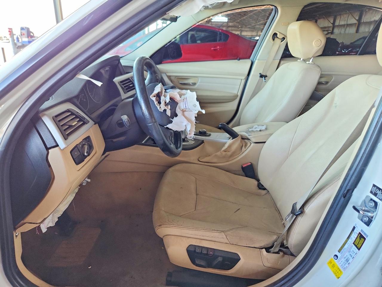 2012 Bmw 328 I White vin: WBA3A5C59CF343385