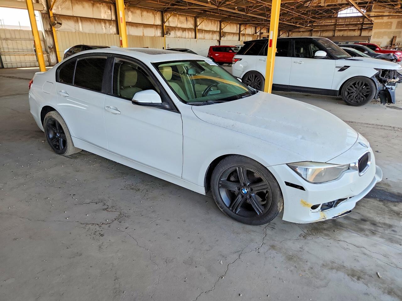 2012 Bmw 328 I White vin: WBA3A5C59CF343385