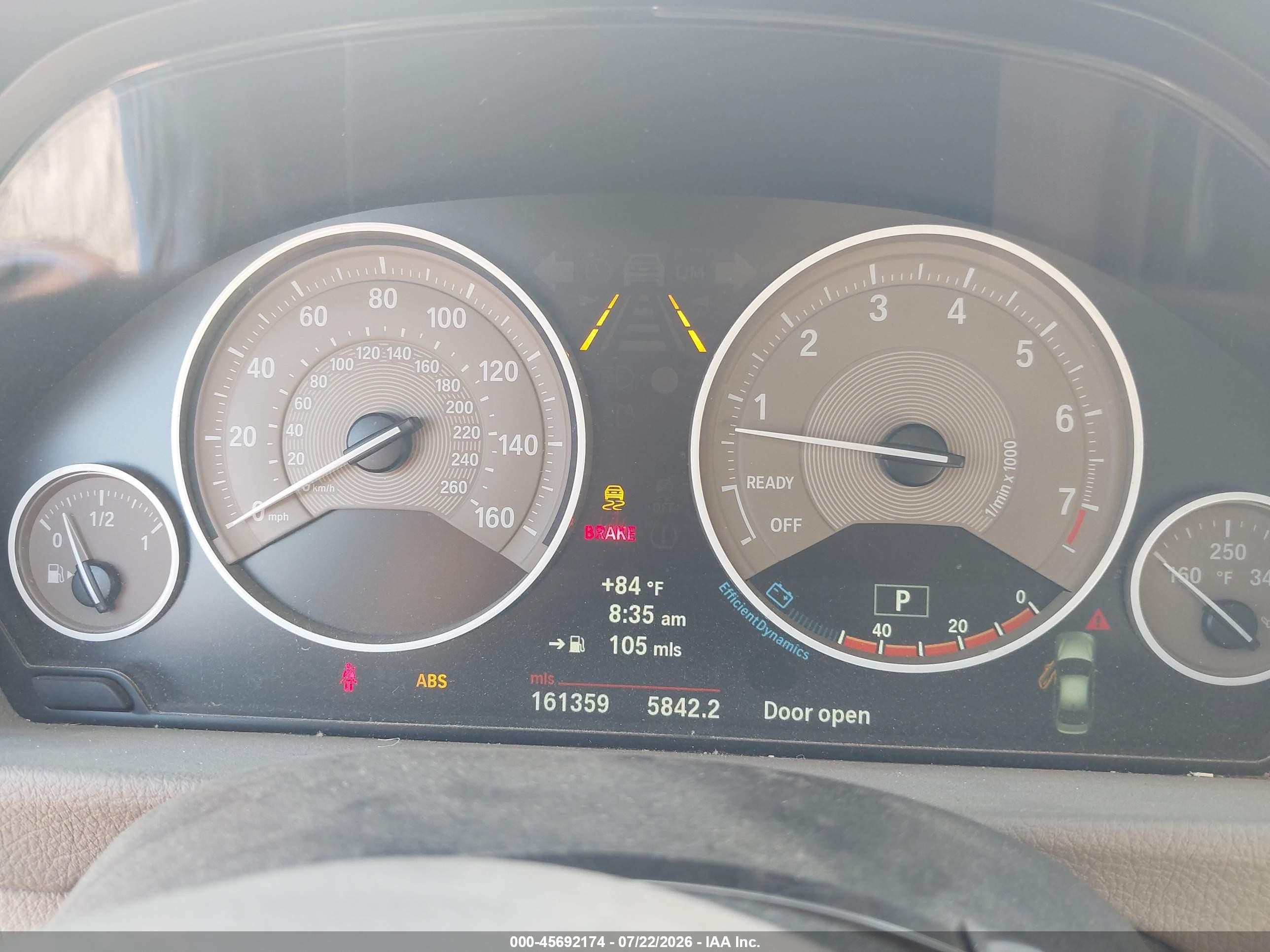 2012 Bmw 328i   Синий vin: WBA3A5C59CF348067
