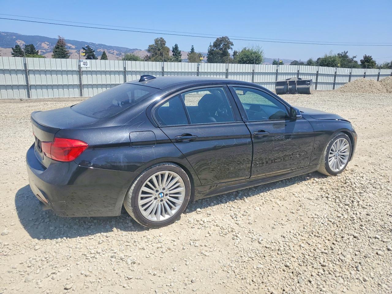 2013 Bmw 328 I Черный vin: WBA3A5C59DF351665