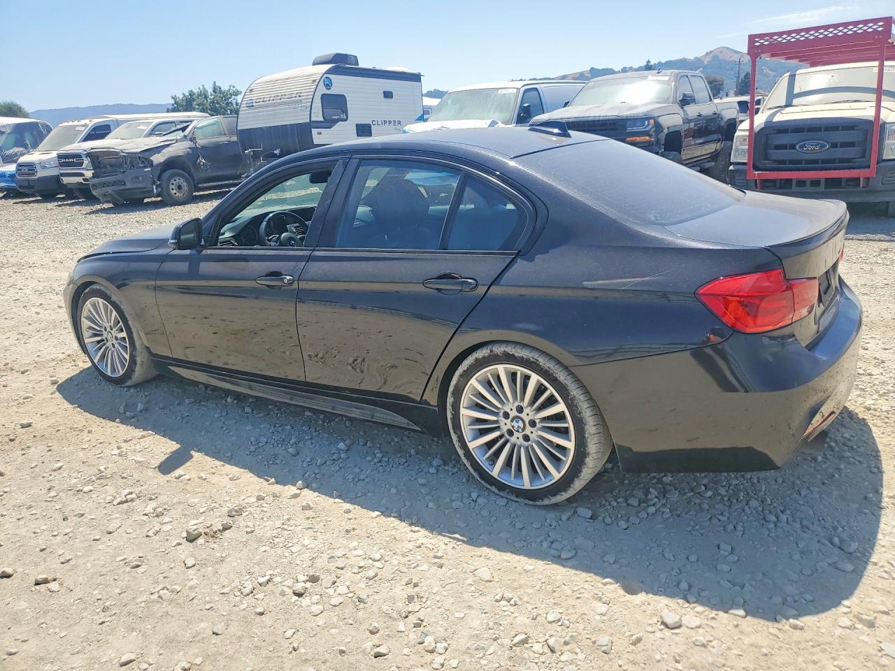 2013 Bmw 328 I Черный vin: WBA3A5C59DF351665