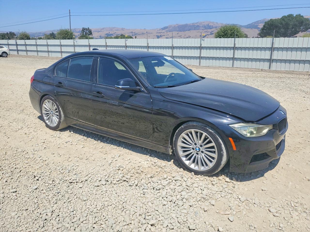 2013 Bmw 328 I Черный vin: WBA3A5C59DF351665