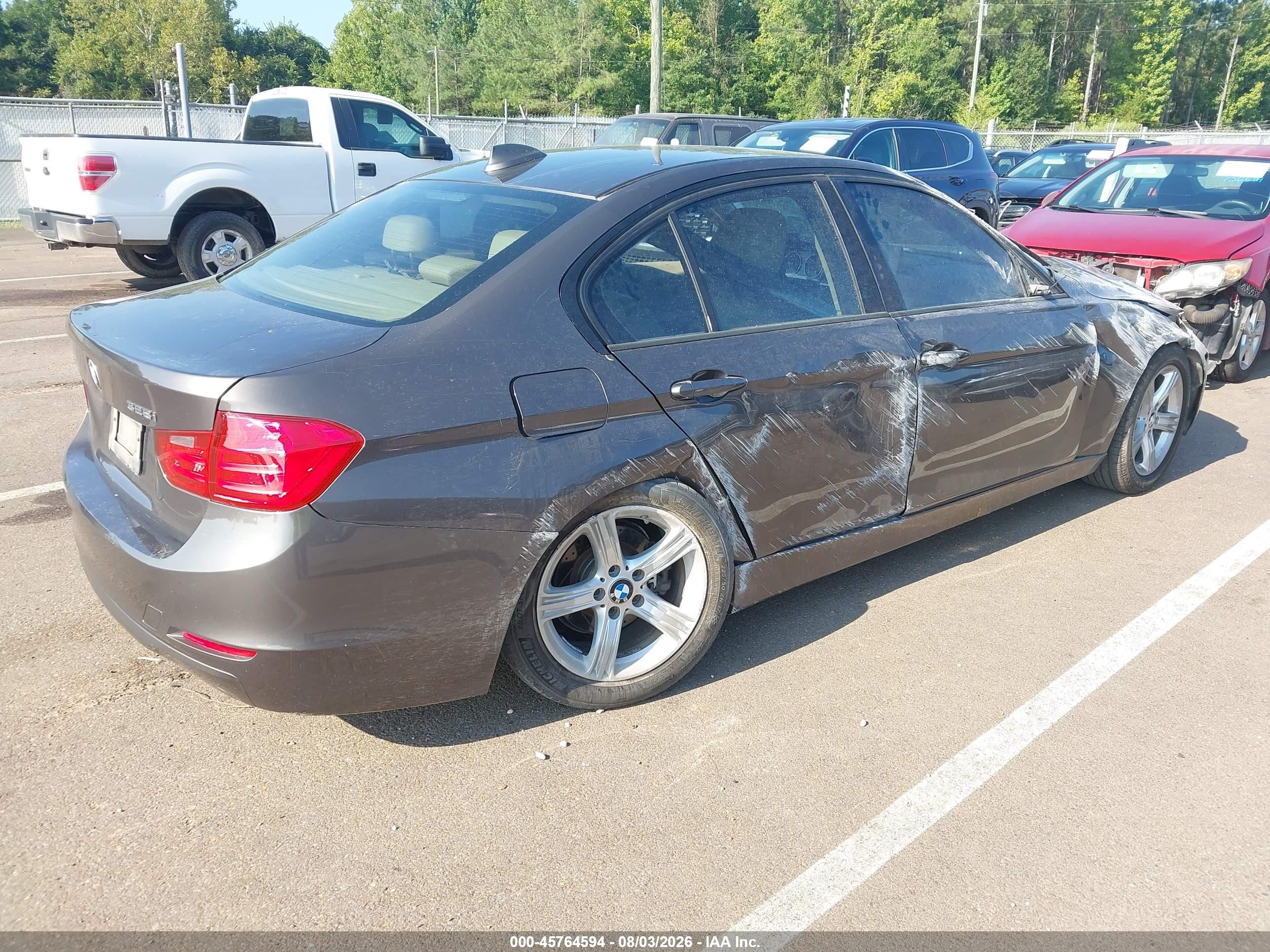 2013 Bmw 328i   Gray vin: WBA3A5C59DF356235