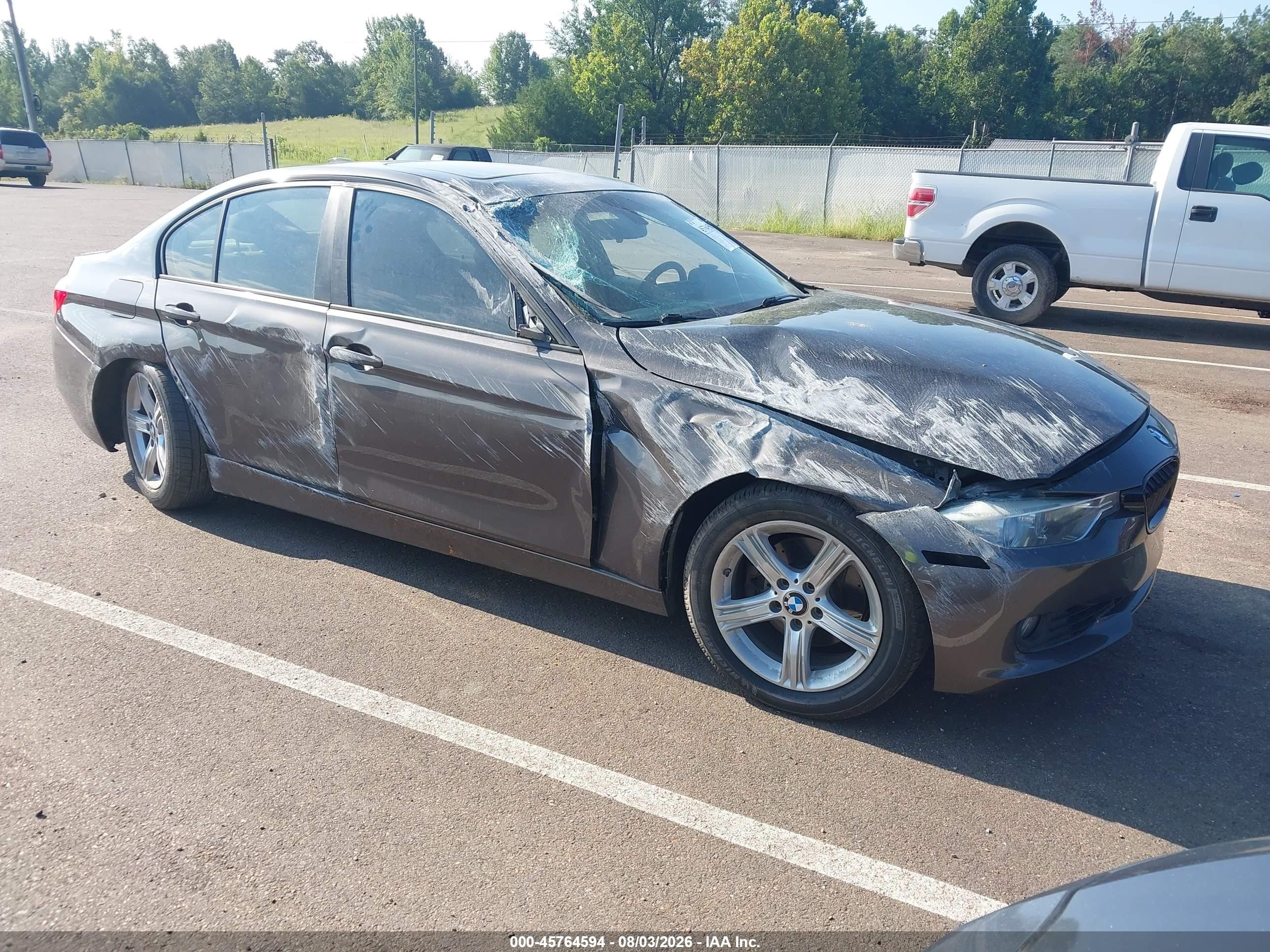 2013 Bmw 328i   Gray vin: WBA3A5C59DF356235